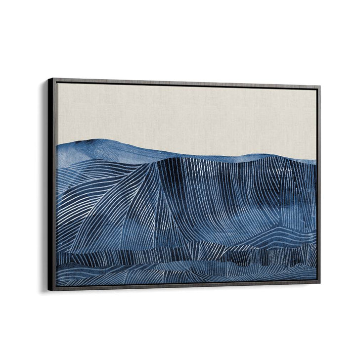 harvest by dan hobday abstract art abstract paintings in Black Floater Frame