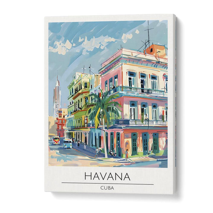 havana-cuba  travel posters in Gallery Wrap