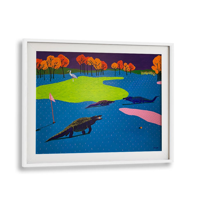 have a good round landscape art prints in White Frame With Mount