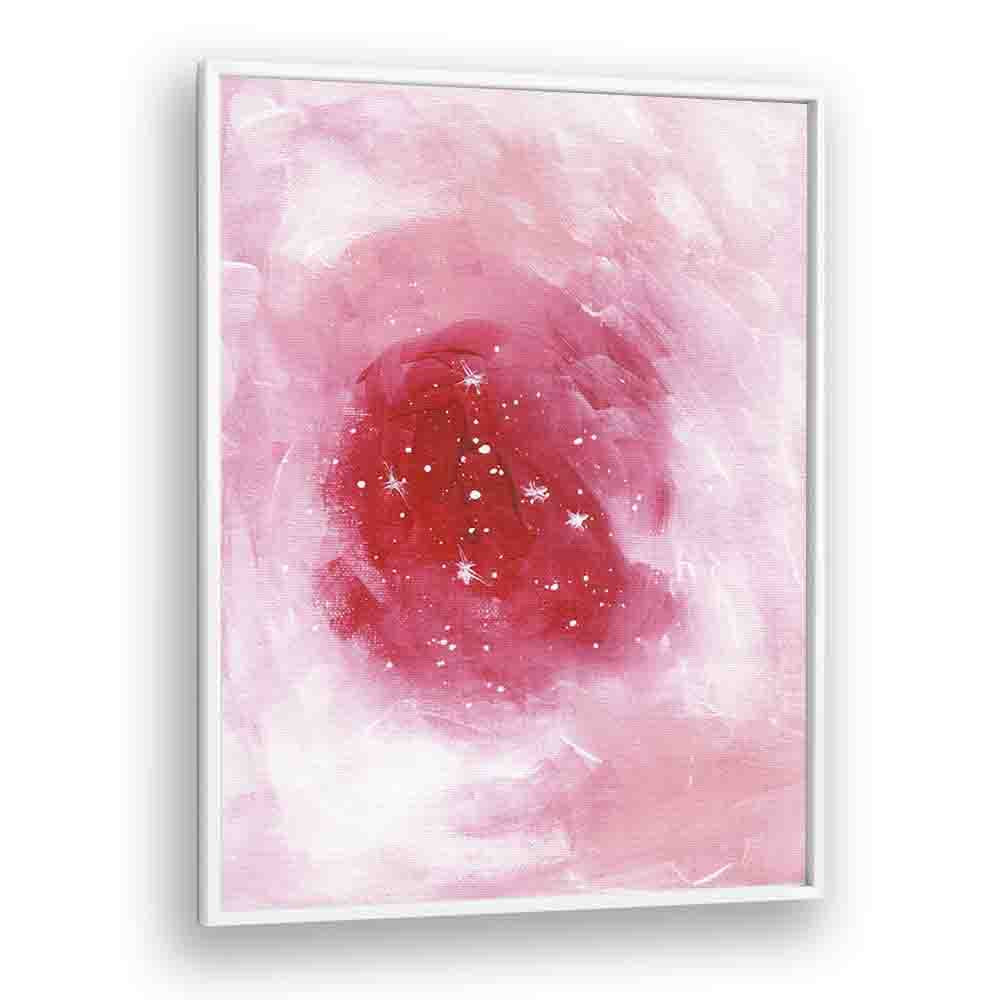 heart nebula by ejaaz haniff abstract art prints in White Plain Frame