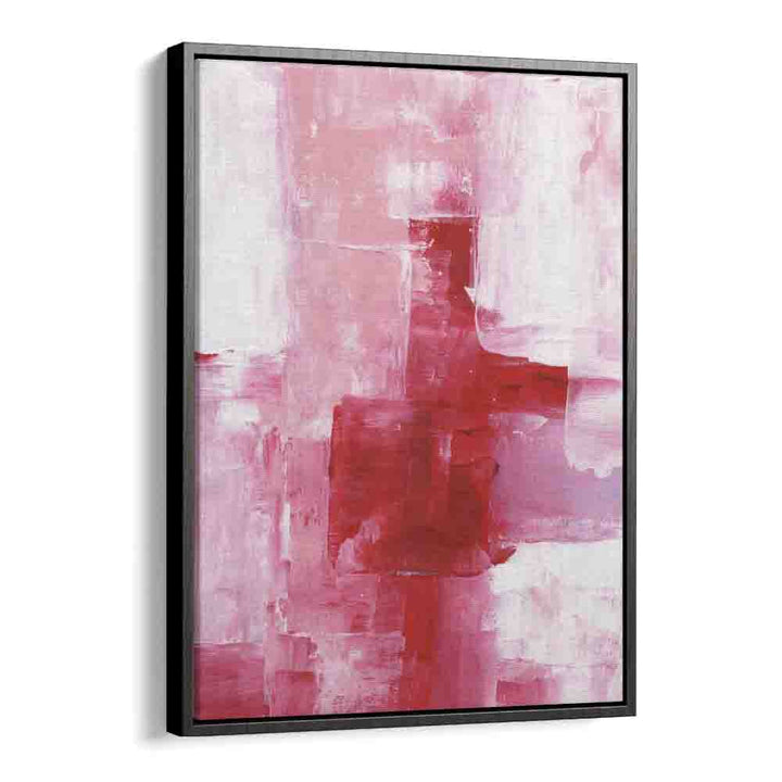 heartbeat by ejaaz haniff abstract art prints in Black Floater Frame