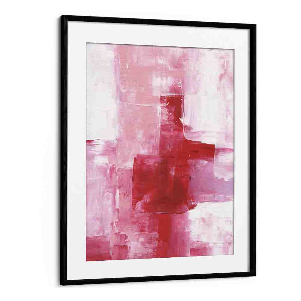 heartbeat by ejaaz haniff abstract art prints in Black Frame With Mount