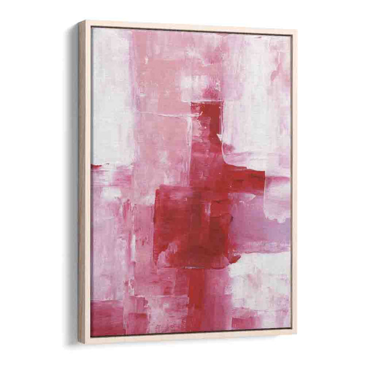 heartbeat by ejaaz haniff abstract art prints in Oak Wood Floater Frame 