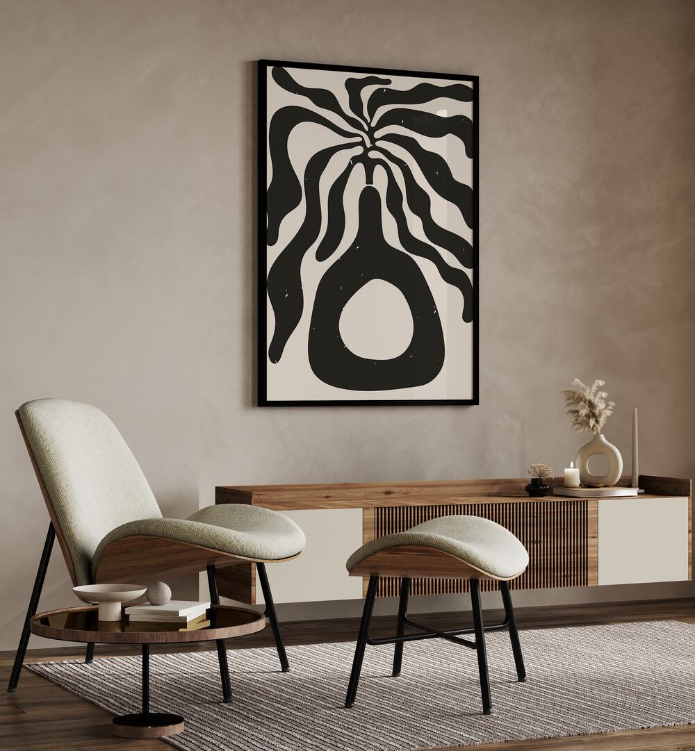 henri matisse black algae by jay stanley abstract art paintings Artwork I placed on a wall