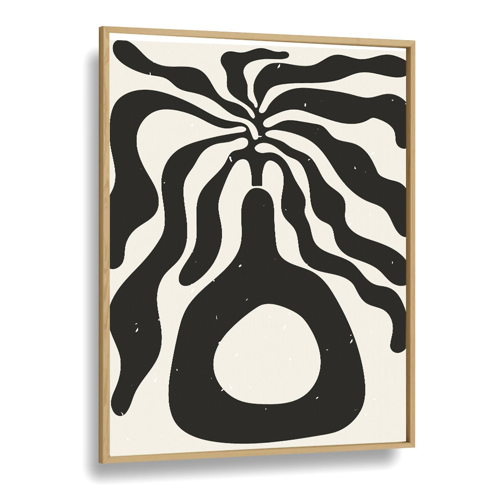 henri matisse black algae by jay stanley abstract art paintings in Oak Wood Plain Frame