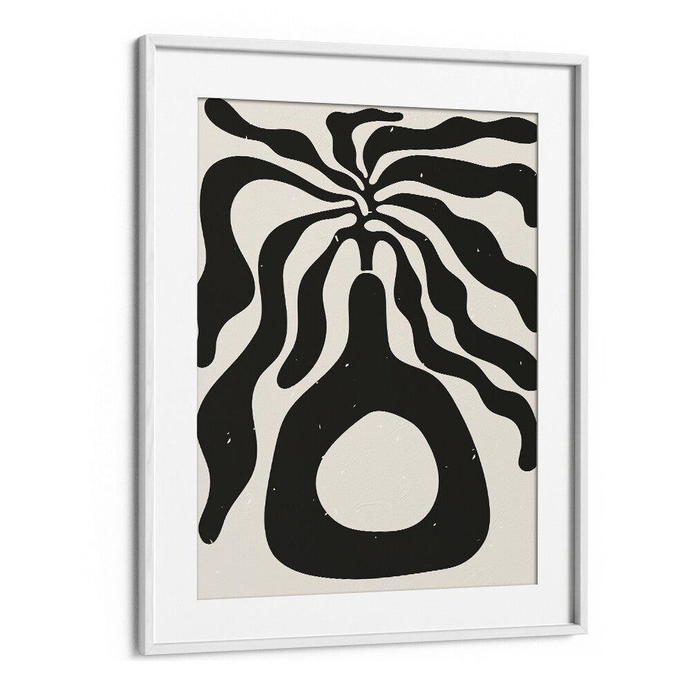 henri matisse black algae by jay stanley abstract art paintings in White Frame With Mount