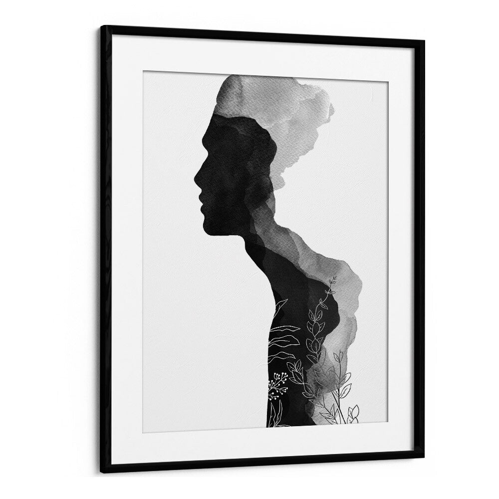 him by orara studio abstract art abstract paintings in Black Frame With Mount