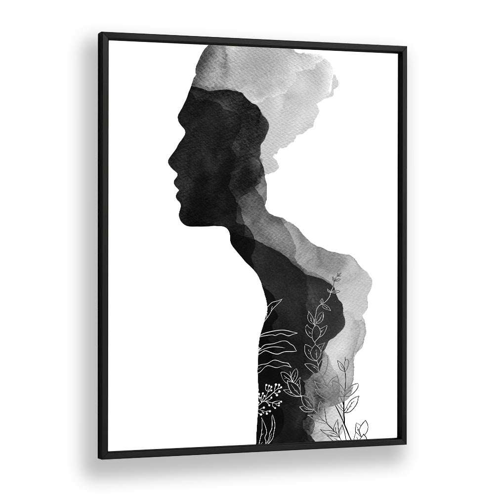 him by orara studio abstract art abstract paintings in Black Plain Frame