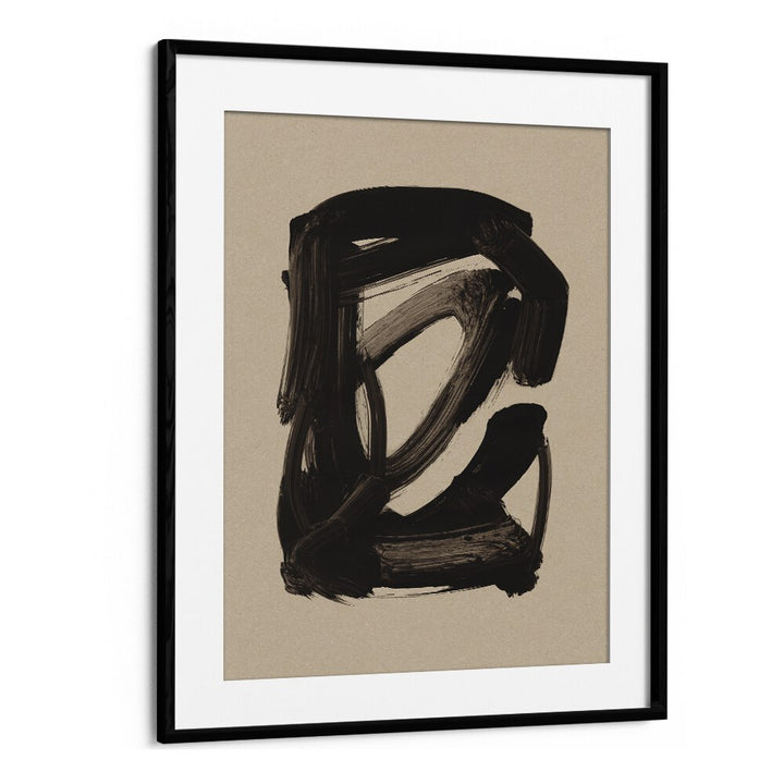 home set ii by dan hobday abstract art abstract paintings in Black Frame With Mount