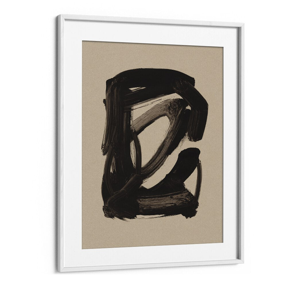 home set ii by dan hobday abstract art abstract paintings in White Frame With Mount