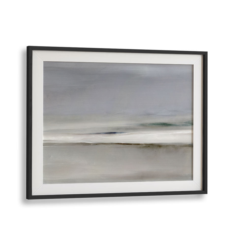 horizon by dan hobday abstract art abstract paintings in Black Frame With Mount 