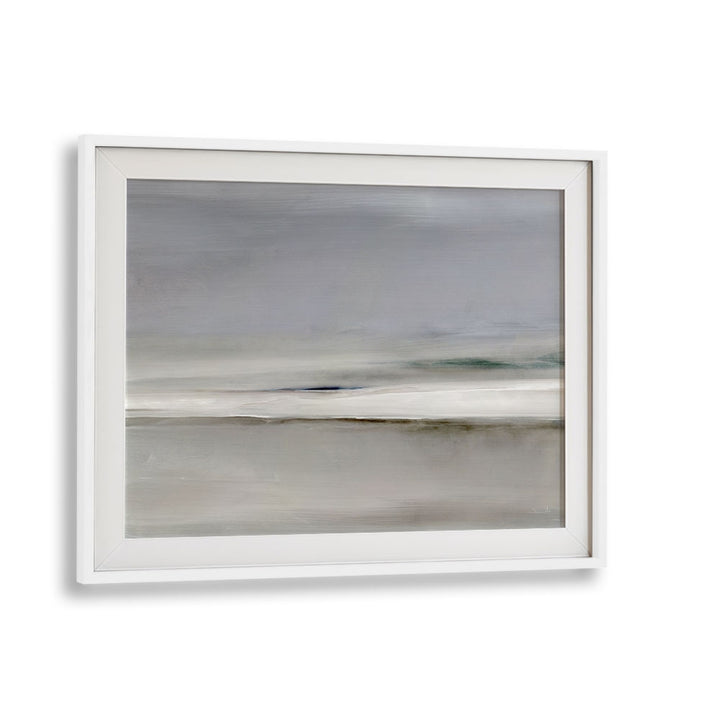 horizon by dan hobday abstract art abstract paintings in White Frame With Mount