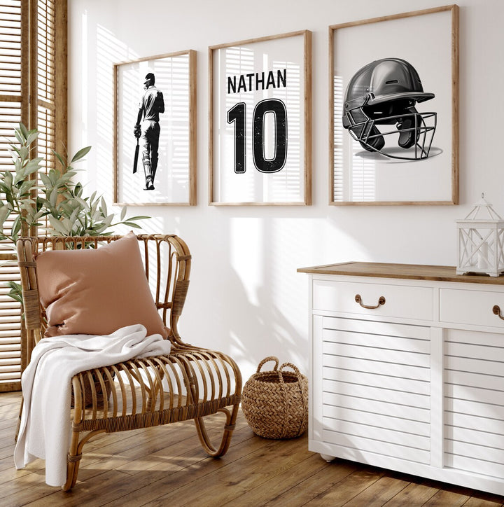  painting - CUSTOM CRICKET WALL ART by Asianmonk