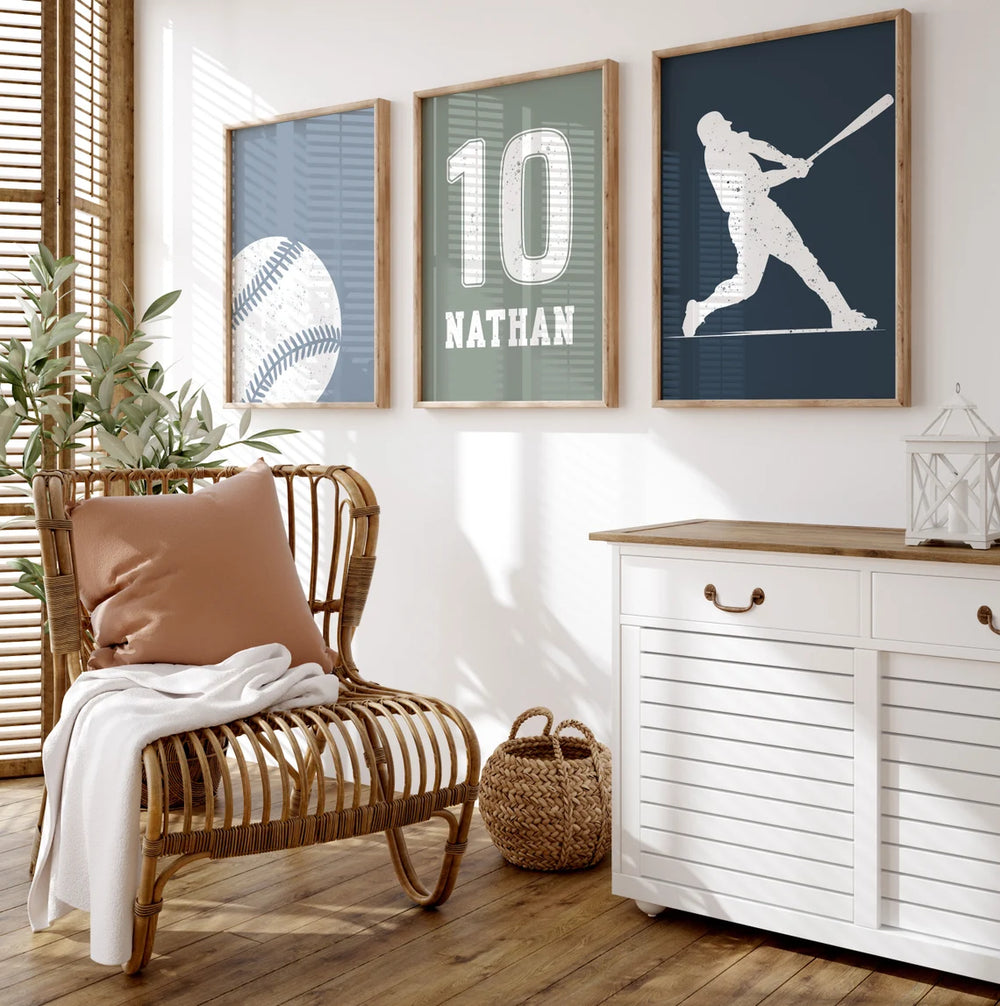  painting - CUSTOM BASEBALL WALL ART by Asianmonk