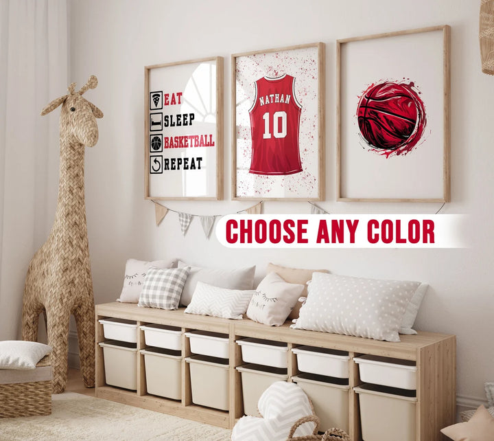  painting - CUSTOM BASKETBALL WALL ART by Asianmonk