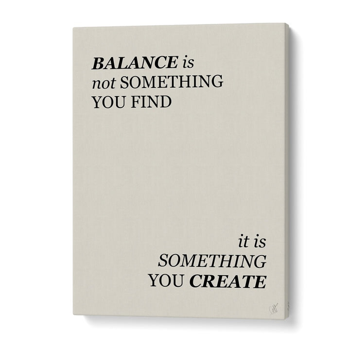 BALANCE IS CREATED