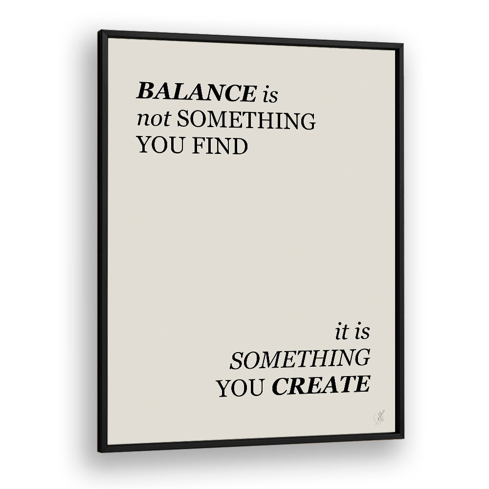 BALANCE IS CREATED