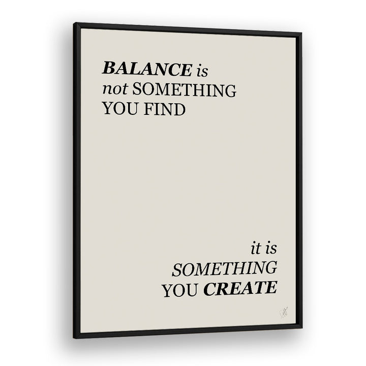 BALANCE IS CREATED