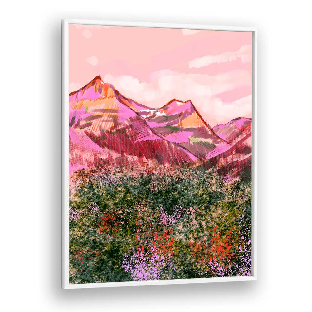 VIBRANT PINK MOUNTAINS