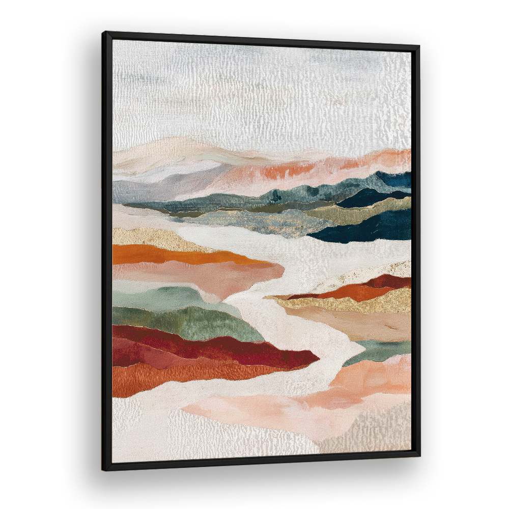 MOUNTAIN VALLEY WITH FLOWING RIVER