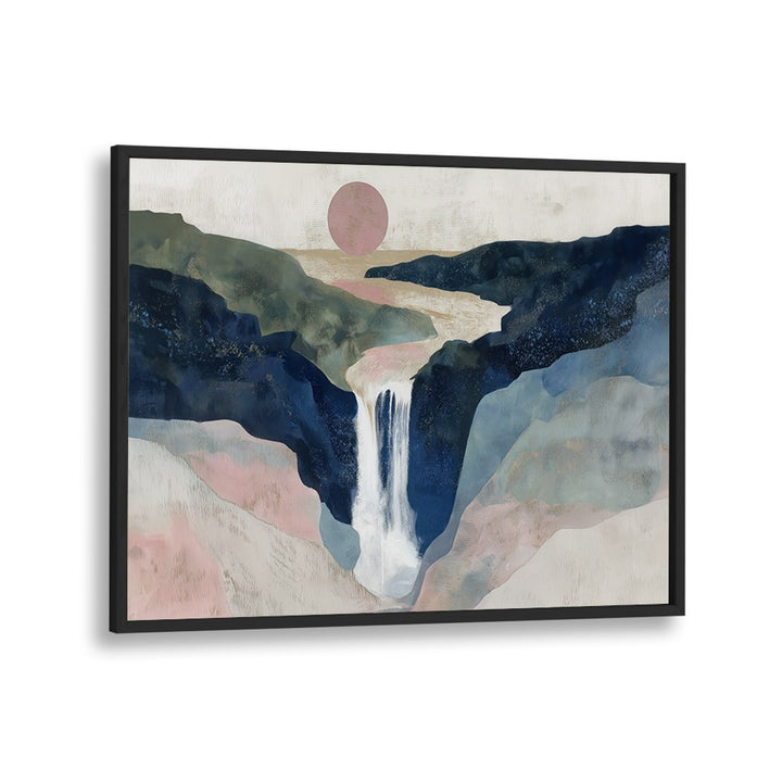 ABSTRACT WATERFALL LANDSCAPE