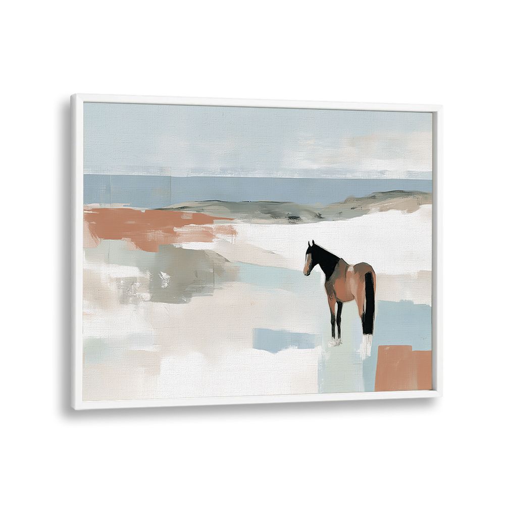SOLITARY HORSE IN LANDSCAPE