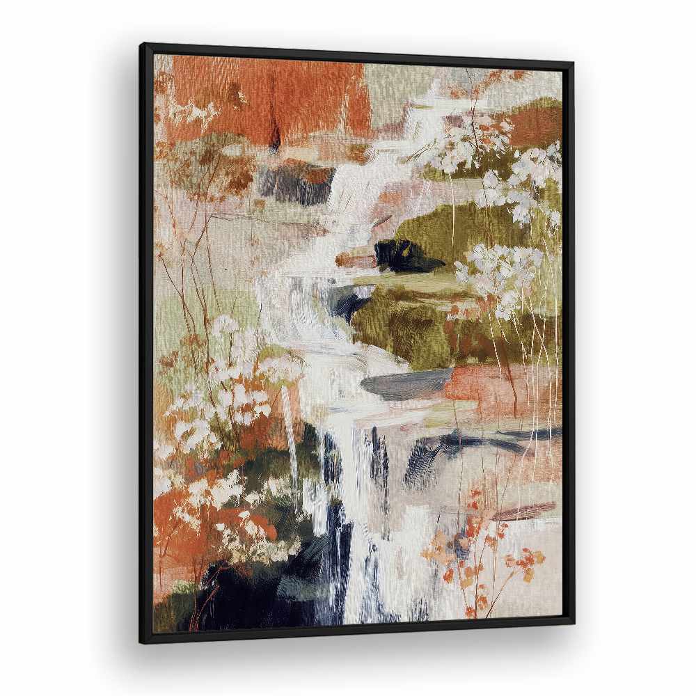 LAYERED WATERFALL WITH FLORALS