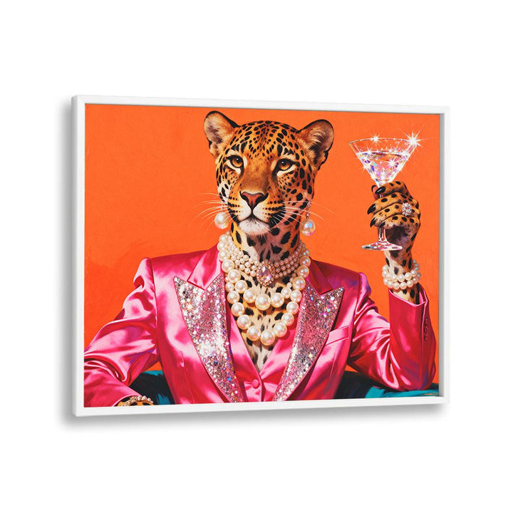 GLAMOROUS PINK LEOPARD MARTINI