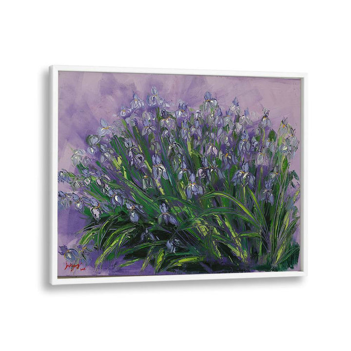 LUSH PURPLE IRISES