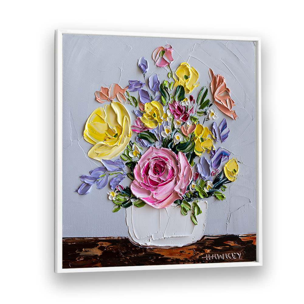 TEXTURED FLOWER STILL LIFE