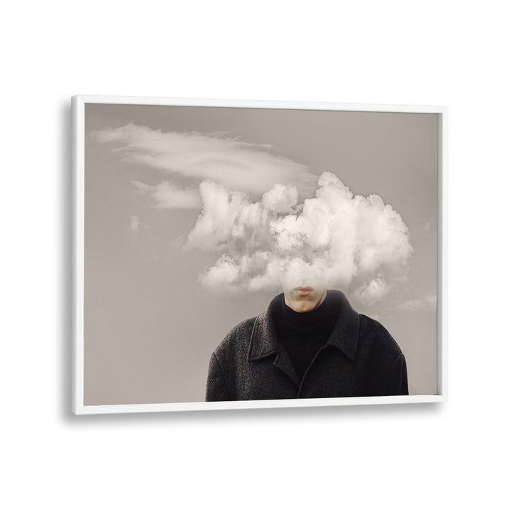 MAN'S HEAD IN CLOUDS