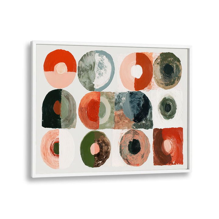 ABSTRACT CIRCLES IN EARTHY TONES