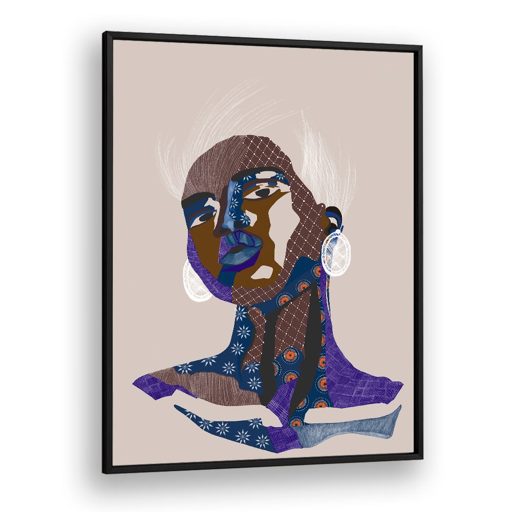 MODERN PATTERNED PORTRAIT