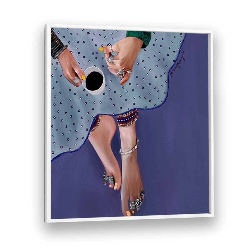 COFFEE WITH ADORNED FEET