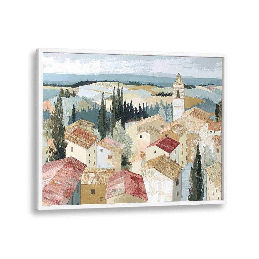 VILLAGE ROOFTOPS IN TUSCANY