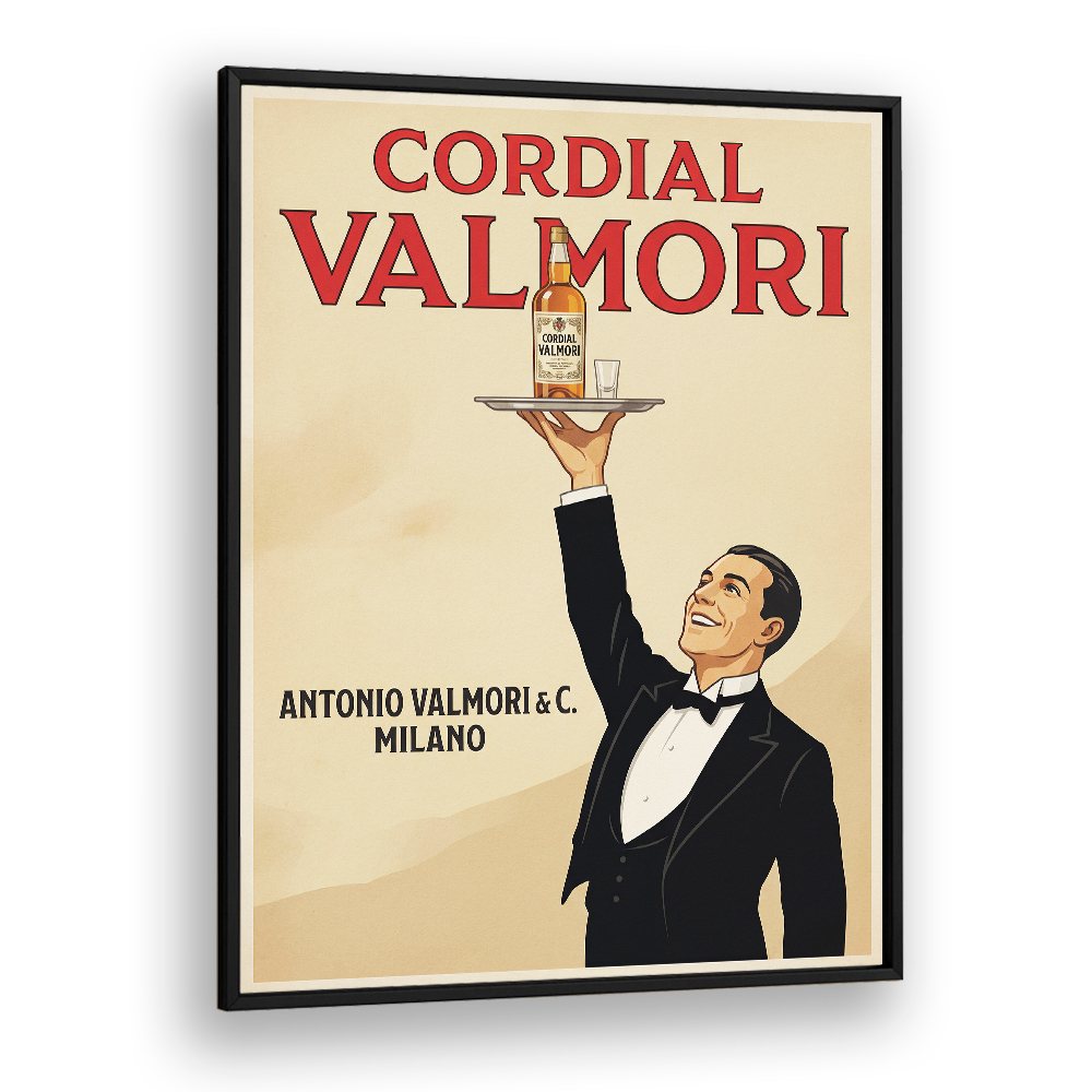ELEGANT WAITER CORDIAL AD