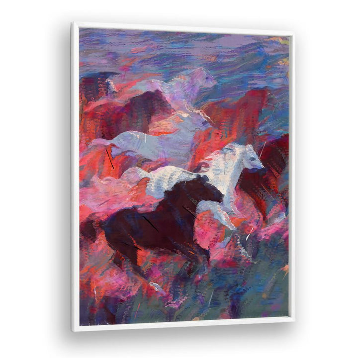 VIBRANT RUNNING HORSES