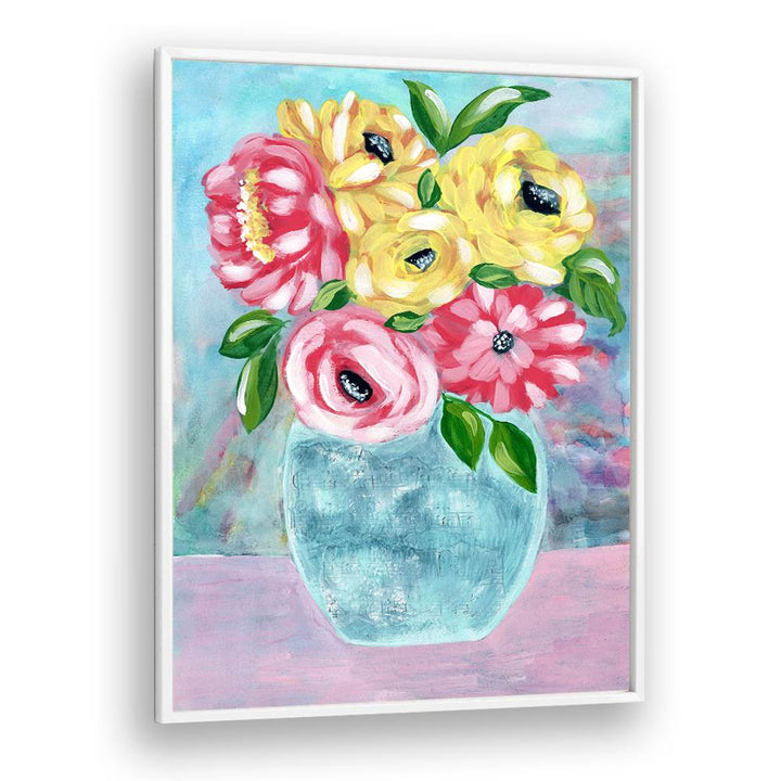 HAPPY BLOOMS IN VASE