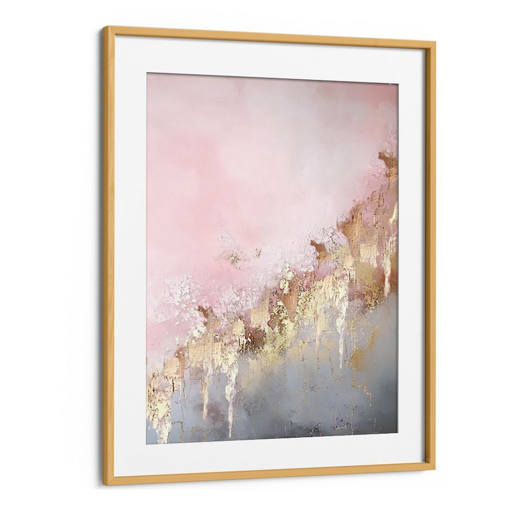 ELEGANT PINK GOLD ABSTRACT