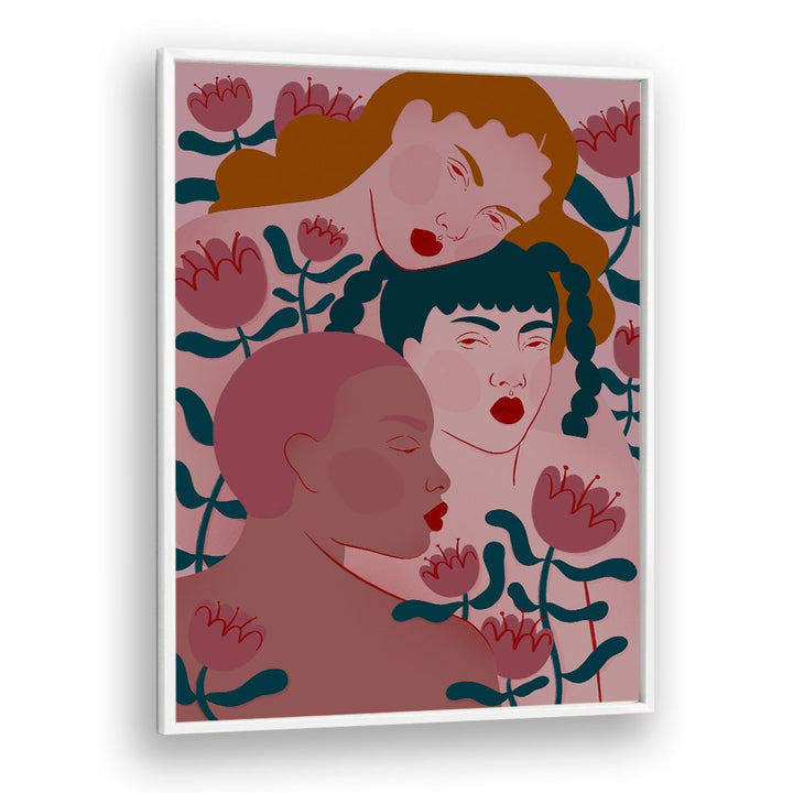 THREE WOMEN FLORAL SERENITY