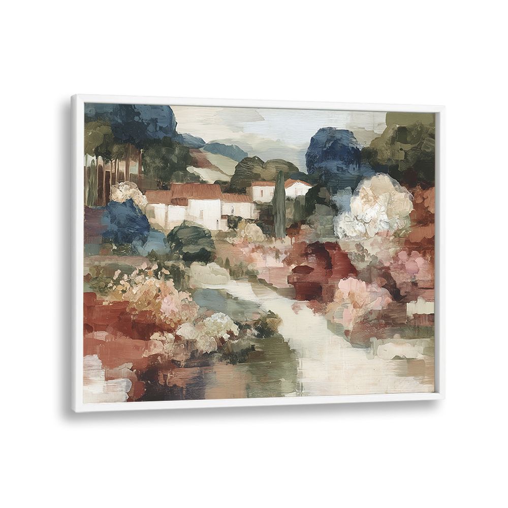 TUSCAN VILLAGE WITH WINDING PATH