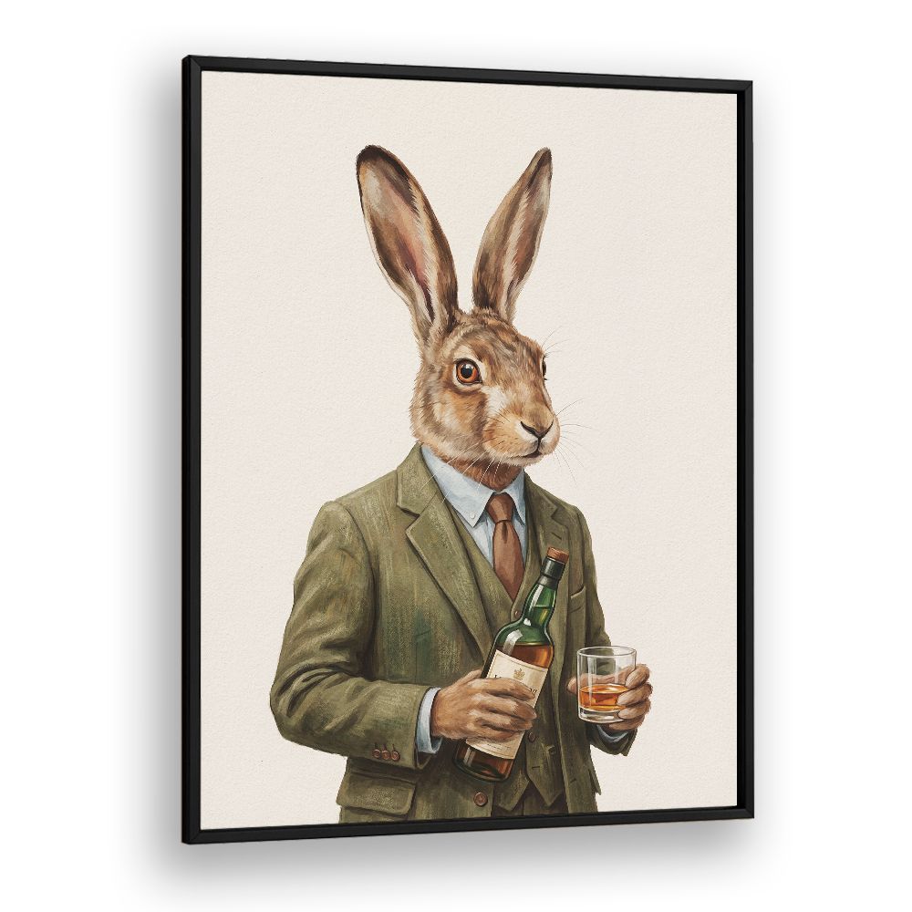 DAPPER HARE WITH WHISKEY