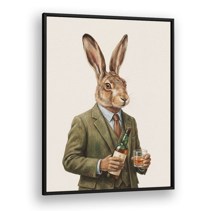 DAPPER HARE WITH WHISKEY