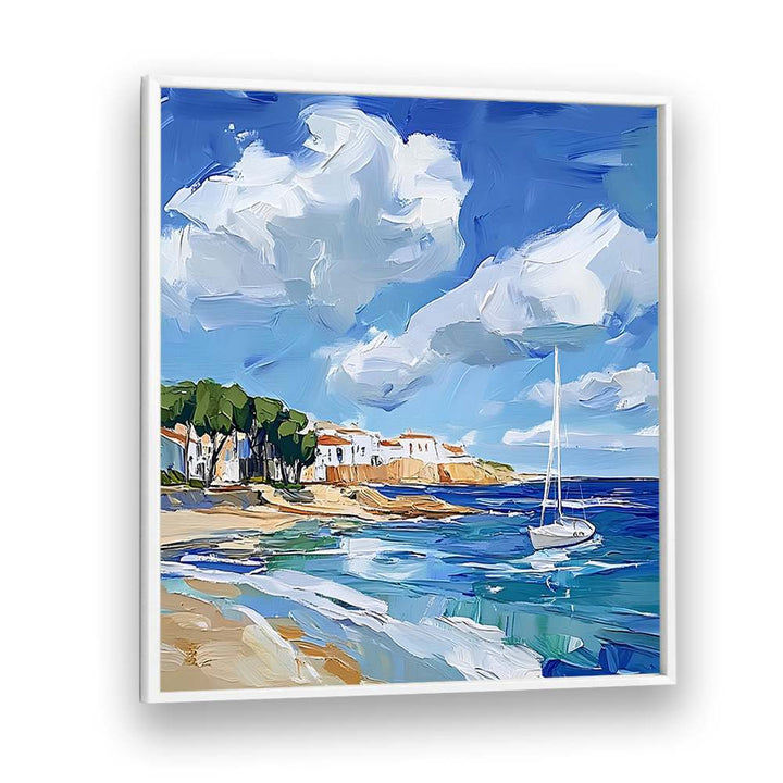 MEDITERRANEAN BEACH SAILBOAT