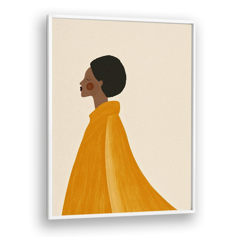 WOMAN IN YELLOW CAPE