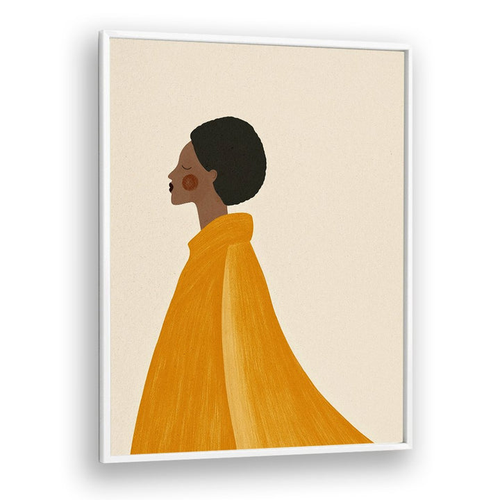 WOMAN IN YELLOW CAPE