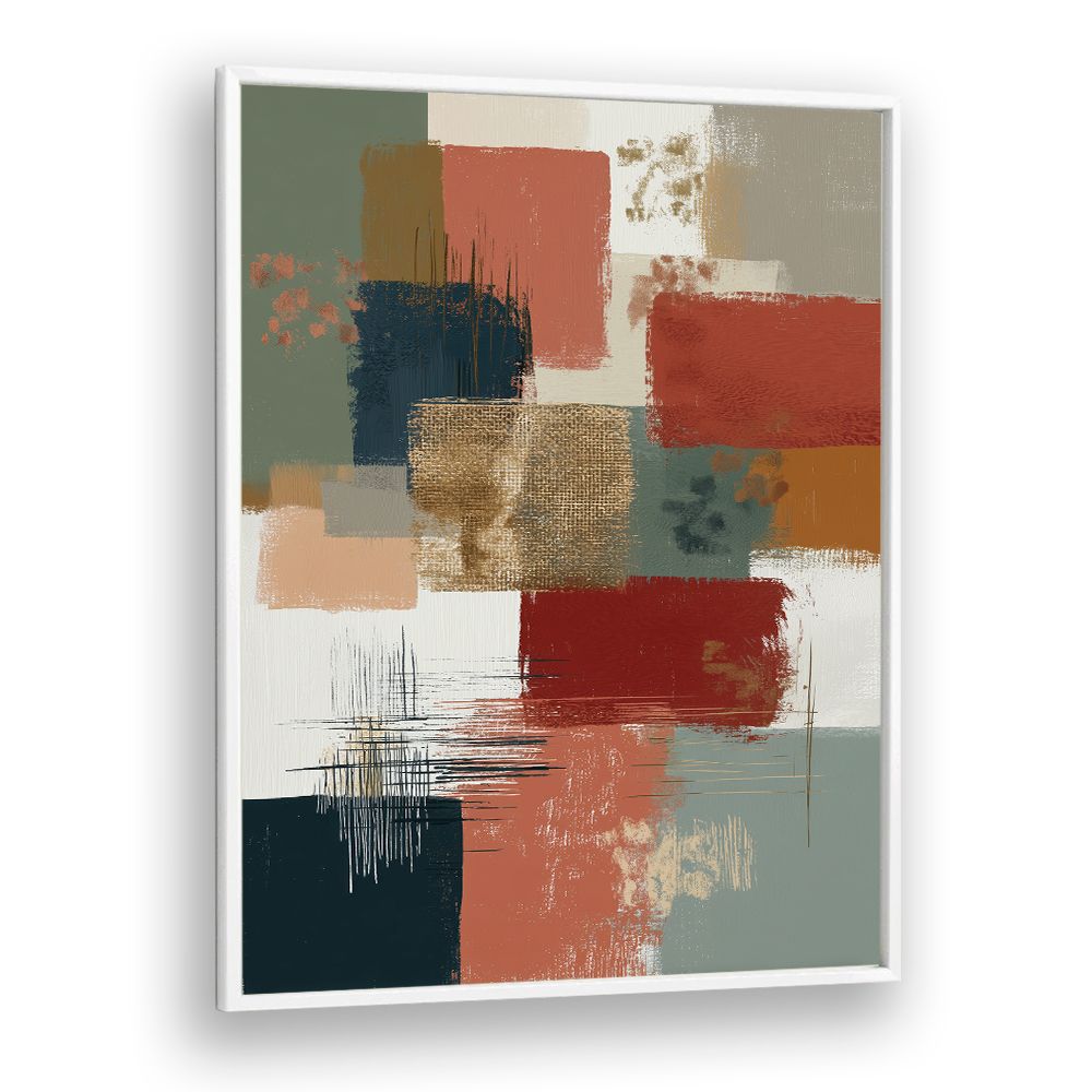 ABSTRACT BRUSHSTROKE GRID I