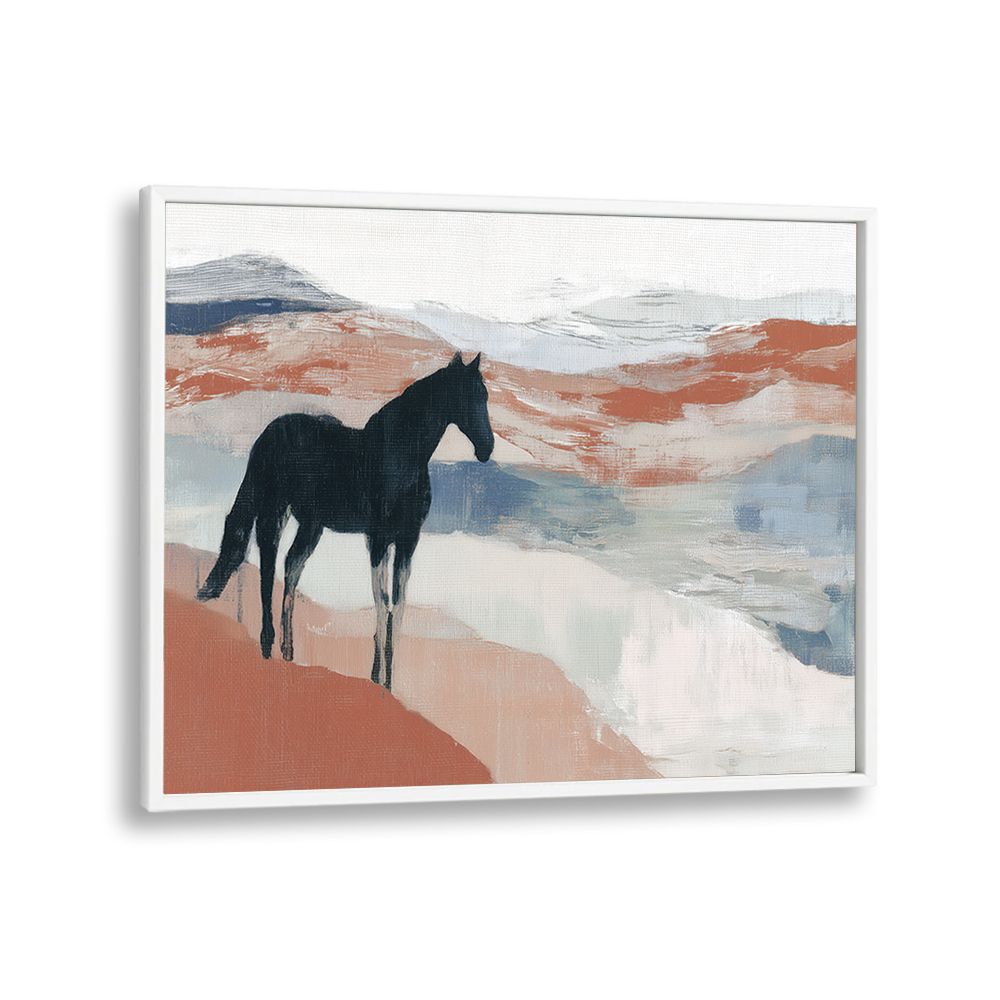DESERT HORSE AT SUNSET