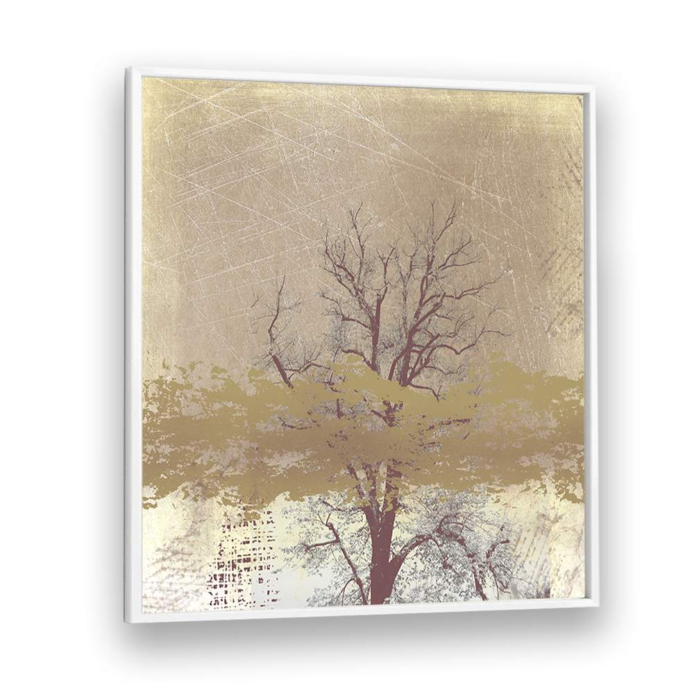 GOLDEN BARE TREE ABSTRACT