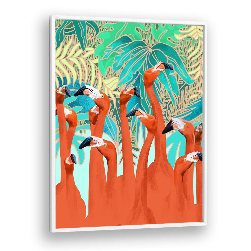 EXOTIC FLAMINGO FLOCK